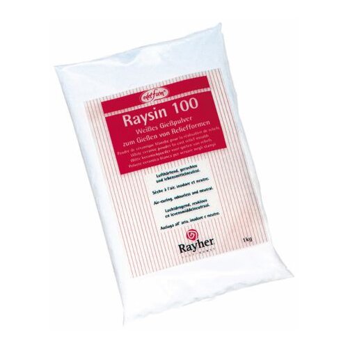 RAYHER MODELIRNA MASA, PLASTELIN RAYSIN 100, BEL 1 KG Slike