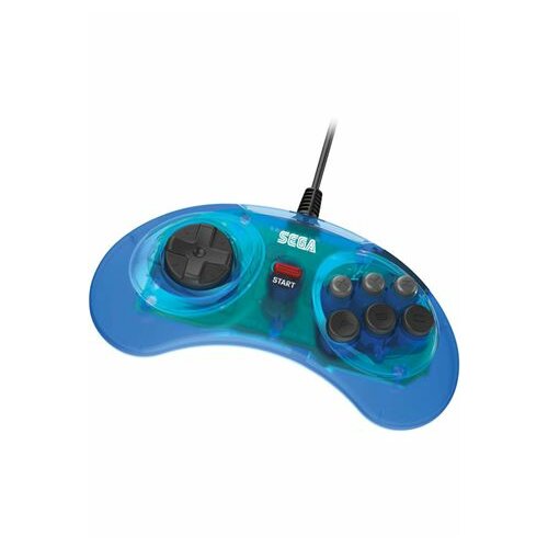 Sega Mega Drive Mini 6-B USB Blue gamepad Slike