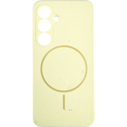  silikonska futrola za samsung S25 magsafe lux, krem Slike