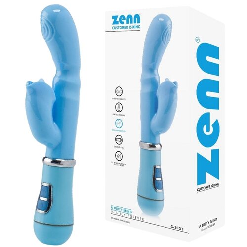 Zenn Vibrator Rabbit G-spot G114 Blue Slike