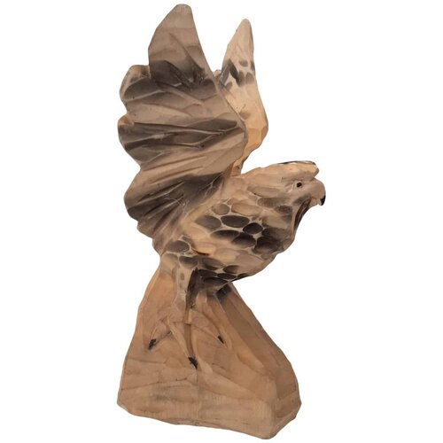  Drvena skulptura sokola 12 x 26 cm Slike