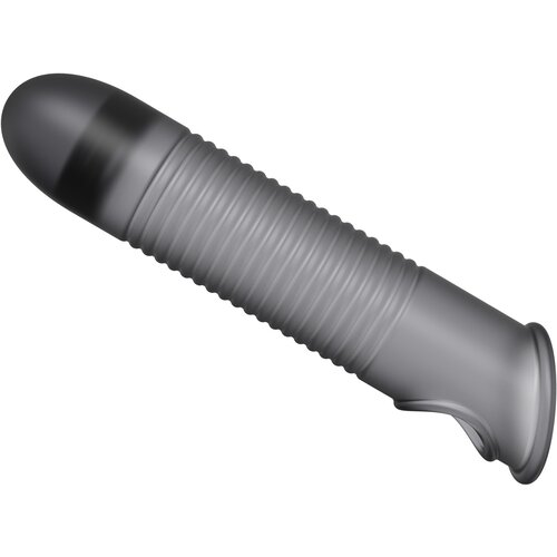 SuperLove Ultra Thin Liquid Silicone Penis Sleeve Ribbed Medium Slike