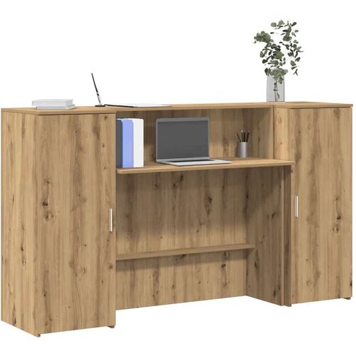  Recepcijski stol 180x50x103 5 cm od konstruiranog drva - hrast artisan 180 x 50 x 103.5 cm Cijene