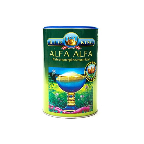 BioKing alfa Alfa Pulver Bio - 400 g Slike