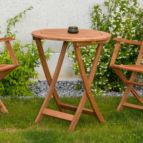 Gardenson Vrtna Zložljiva Miza Rebel, 65x75x65cm, Masivno Slike