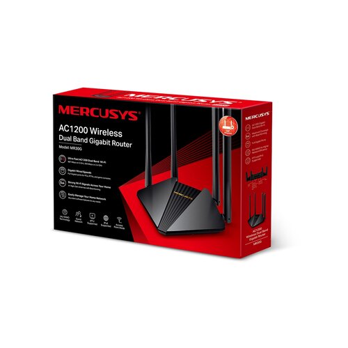 Mercusys MR30G MR30G AC1200 bežičmi dvokanalni gigabit router Slike