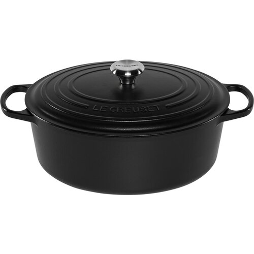 Le Creuset signature oval roaster black 33 cm Slike
