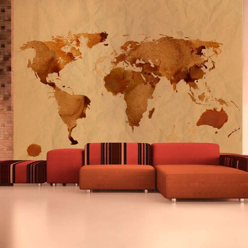  Tapeta - Tea map of the World 350x270 Cijene