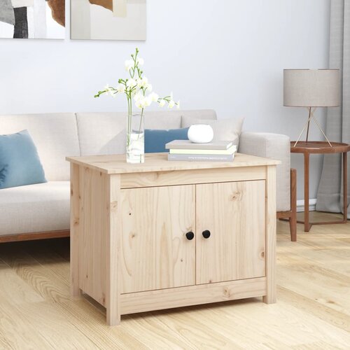 The Living Store Klubska mizica 71x49x55 trdna borovina - Klubska Mizica, (21573398) Slike