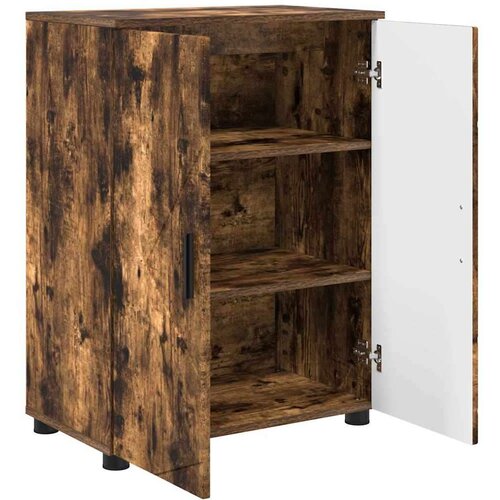 VidaXL Kupaonski ormar s policom Dimljeni hrast 60 x 35 x 80 cm Slike