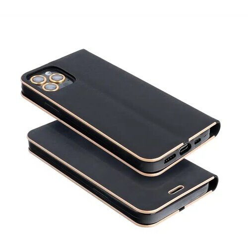 Oem LUNA Book Gold futrola za XIAOMI Redmi NOTE 14 5G crna Slike