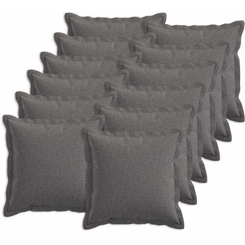  Presvlaka za jastuk 12 pcs HOUTEN Svjetlosiva 45 x 45 cm Cijene