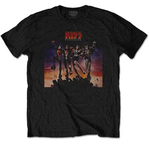 Kiss Majica Destroyer Unisex Black 2XL