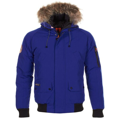Peak Mountain Parke Parka de ski vraie fourrure homme CALOZ Modra Cene