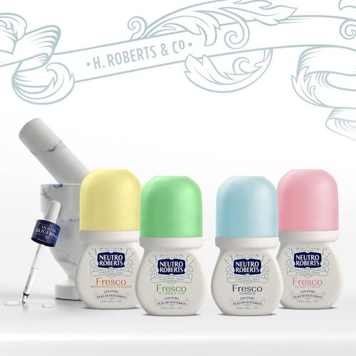 Neutro Roberts T&amp;egrave; Verde e Lime dezodorans roll-on s 48-satnim učinkom 50 ml Slike