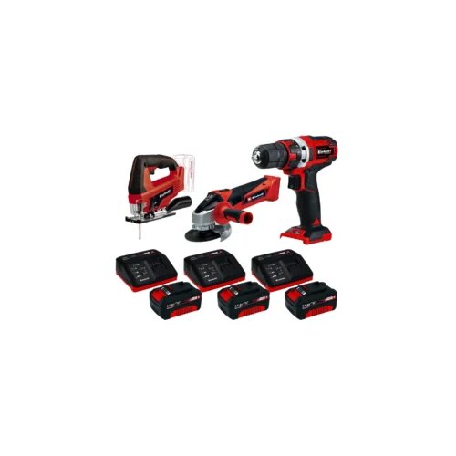 Einhell set aku bušilica – brusilica – ubodna pila power x-change tc-tk 2024 Cijene