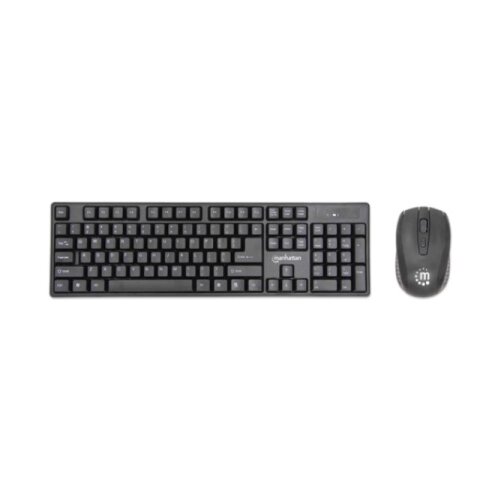 Manhattan 178990 keyboard Mouse included Universal RF Wireless Black Slike