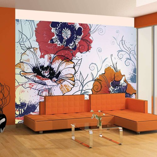  Tapeta - A delicate flower motif 350x270 Slike