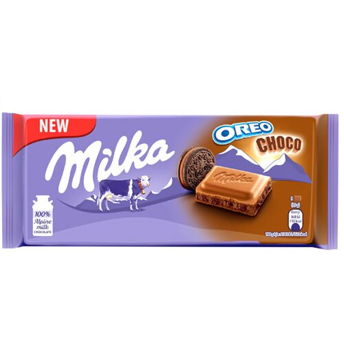 Milka oreo choco čokolada, 100g Cene
