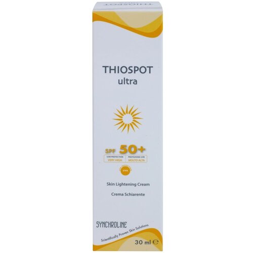 Synchroline Thiospot Ultra posvjetljujuća krema za lice s hiperpigmentacijom SPF 50+ 30 ml Slike