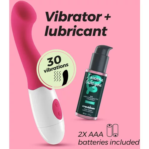 Crushious TROLLIE VIBRATOR WITH WATERBASED LUBRICANT INCLUDED