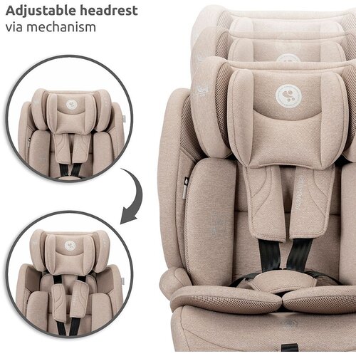 Lorelli autosjedalica Adventure i-Size 76-150 cm, siva Slike