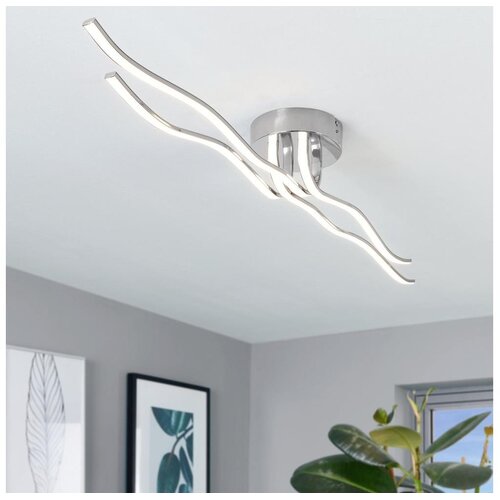 Eglo Roncade zidna/stropna/led, 40w, d 1160, alu/krom bijela Cene