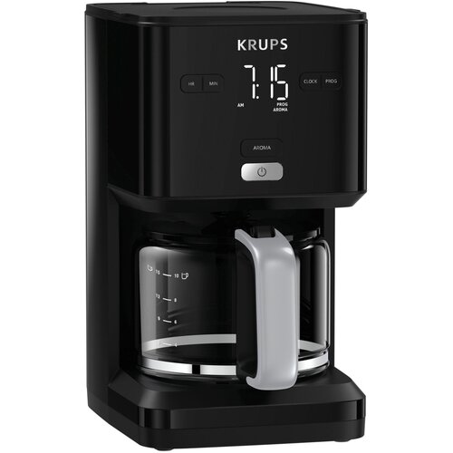 Krups km 6008 smart'n light filterkaffeemaschine hochglanz-schwarz Cene