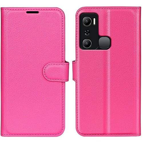 INORCO Ovitek za mobilni telefon Infinix Hot 20i 4G Litchi tekstura denarnica preklopno stojalo PU usnjen ovitek za telefon, (22033186) Slike