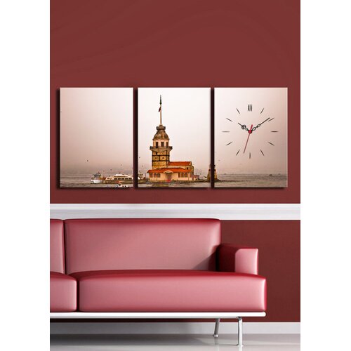 Wallity Zidni sat 3P3040CS-28, 96x40 cm, 3 dijela Cene