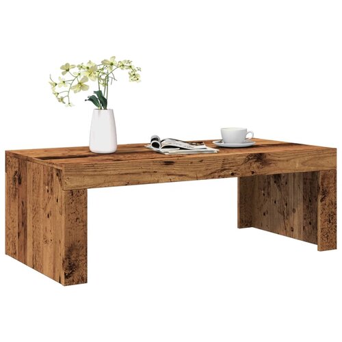 vidaXL Klubska mizica starinski les 102x50x35 cm inženirski les Cene