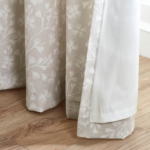 Catherine Lansfield Bež zavjese u setu 2 kom 168x229 cm Brooke Floral &amp;ndash; Slike