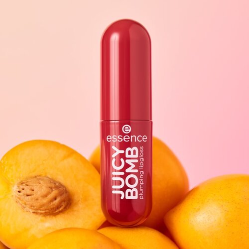 Essence Juicy Bomb sijaj za ustnice z učinkom povečanja odtenek 05 Soft Apricot 2.6 ml Slike