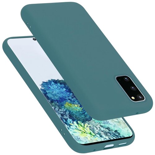 Cadorabo Ohi&amp;scaron;je, združljiv s Samsungom v tekoči zeleni barvi - za&amp;scaron;čitni pokrov iz fleksibilnega silikona TPU, (20587012) Slike