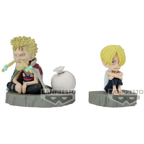 Banpresto One Piece World Collectable Stories Sanji i Zeff figura 6cm Cene