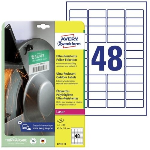  Etikete zweckform l7911-10 odporne polietilenske ZWECKFORM1 Cene