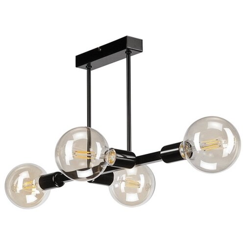  Luster na &amp;scaron;ipci ASTRID 4xE27/60W/230V crna Slike