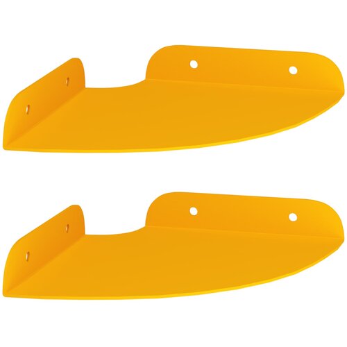  Lebdeća polica s policom s pohranom 2 pcs Žuta 15 x 15 x 2 cm Slike