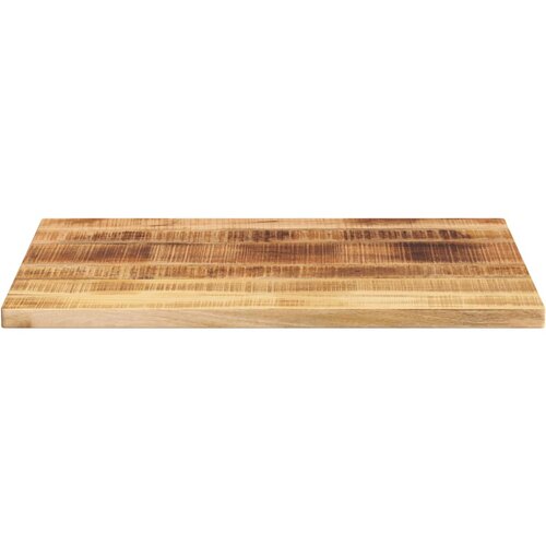 Stolna ploča 70x50x2,5 cm pravokutna masivno grubo drvo manga Slike