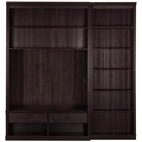 St&amp;oslash;raa Rjav TV komplet iz masivnega bora 214x223 cm Anita &amp;ndash; Slike