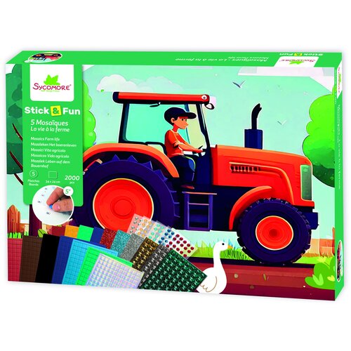 SYCOMORE Stick & Fun &ndash; XL mozaika &ndash; življenje na kmetiji Cene