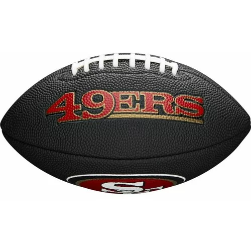 Wilson MINI NFL TEAM SOFT TOUCH FB BL SF Mini lopta za američki nogomet, crna, veličina