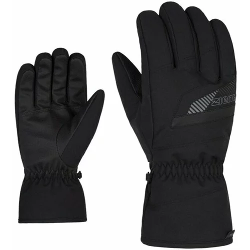 Ziener Gordan AS® Black/Graphite 8,5 Skijaške rukavice