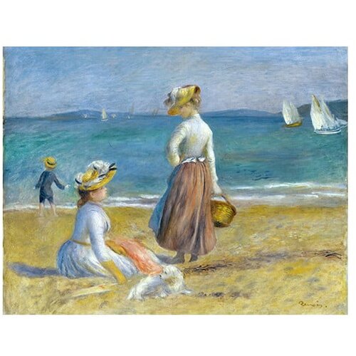 Fedkolor reprodukcija slike auguste renoir - figures on the beach, 50 x 40 cm Slike