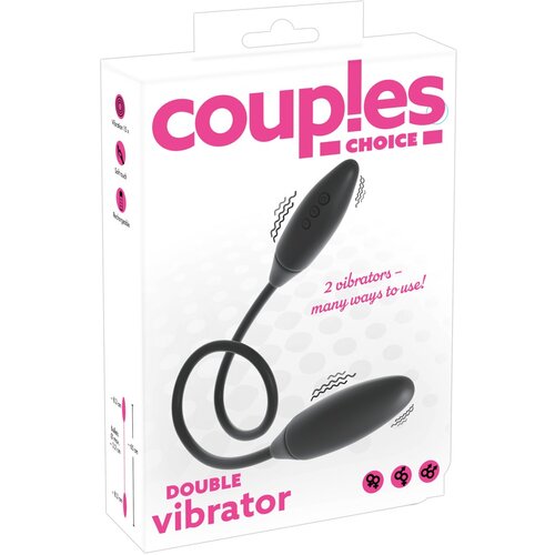 Couples Choice Double Vibrator Black Cene