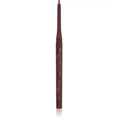 Dermacol Micro Eyeliner Waterproof vodoodporni svinčnik za oči odtenek 02 Brown 0,35 g