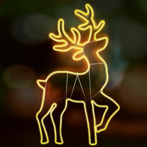 Home Dekorativna rasvjeta, LED neonska figura, jelen - NEON 4 Cijene