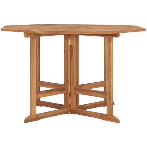 Maison Chic Zložljiva Vrtna miza - Vrtna jedilna miza 110x110x75 cm trdna tikovina, (21715458) Cene