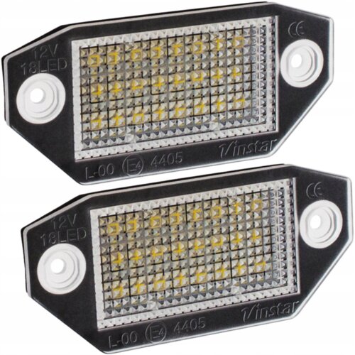 Co2 KOMPLET LED LUČI ZA OSVETLITEV REGISTRSKE TABLICE AUTOTUNE ZA FORD MONDEO MK3 III, (21748458) Slike