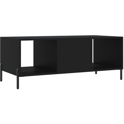  Stolić za kavu crni 102 x 50 x 40 cm od konstruiranog drva Slike